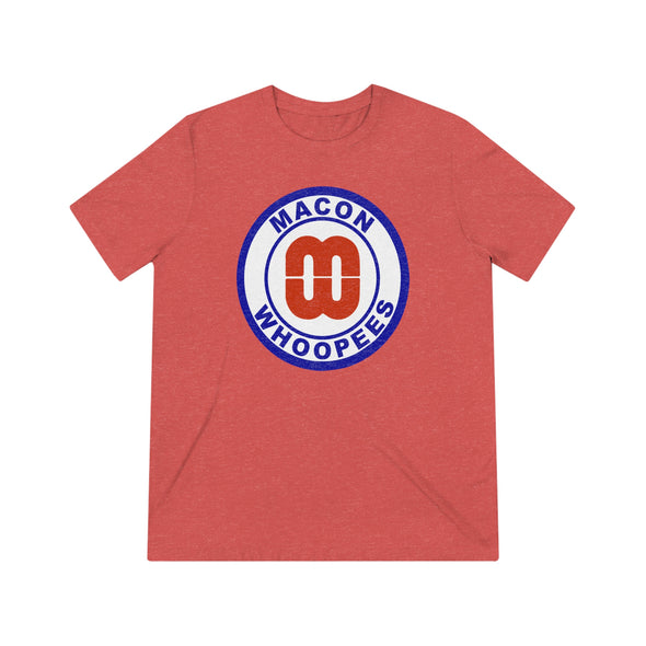 Macon Whoopees Logo T-Shirt (Tri-Blend Super Light)