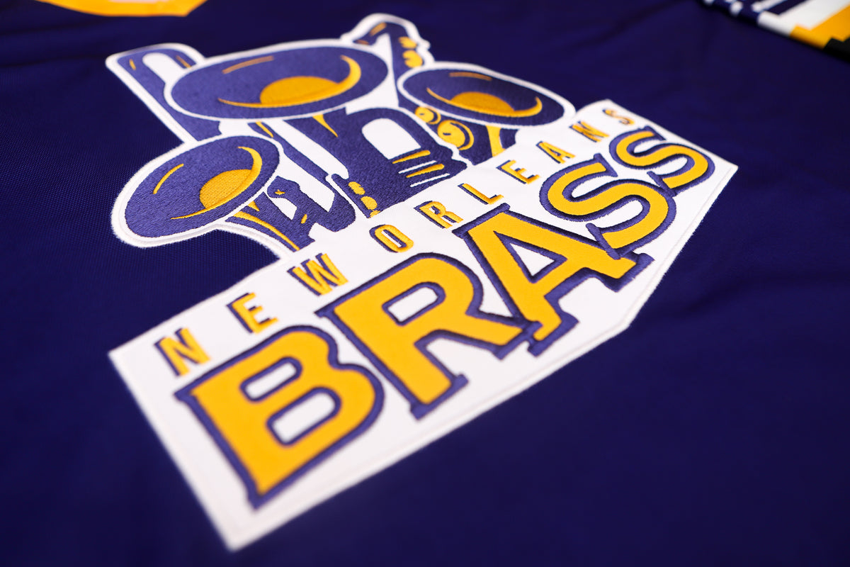 New Orleans Brass 1990s Purple Jersey (BLANK) – Vintage Ice Hockey