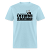 Amarillo Wranglers Black Design T-Shirt - powder blue