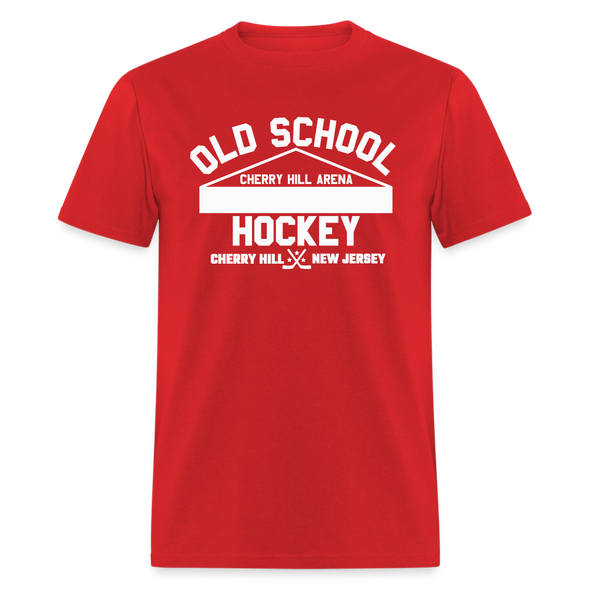 Cherry Hill Arena Old School Hockey T-Shirt - red