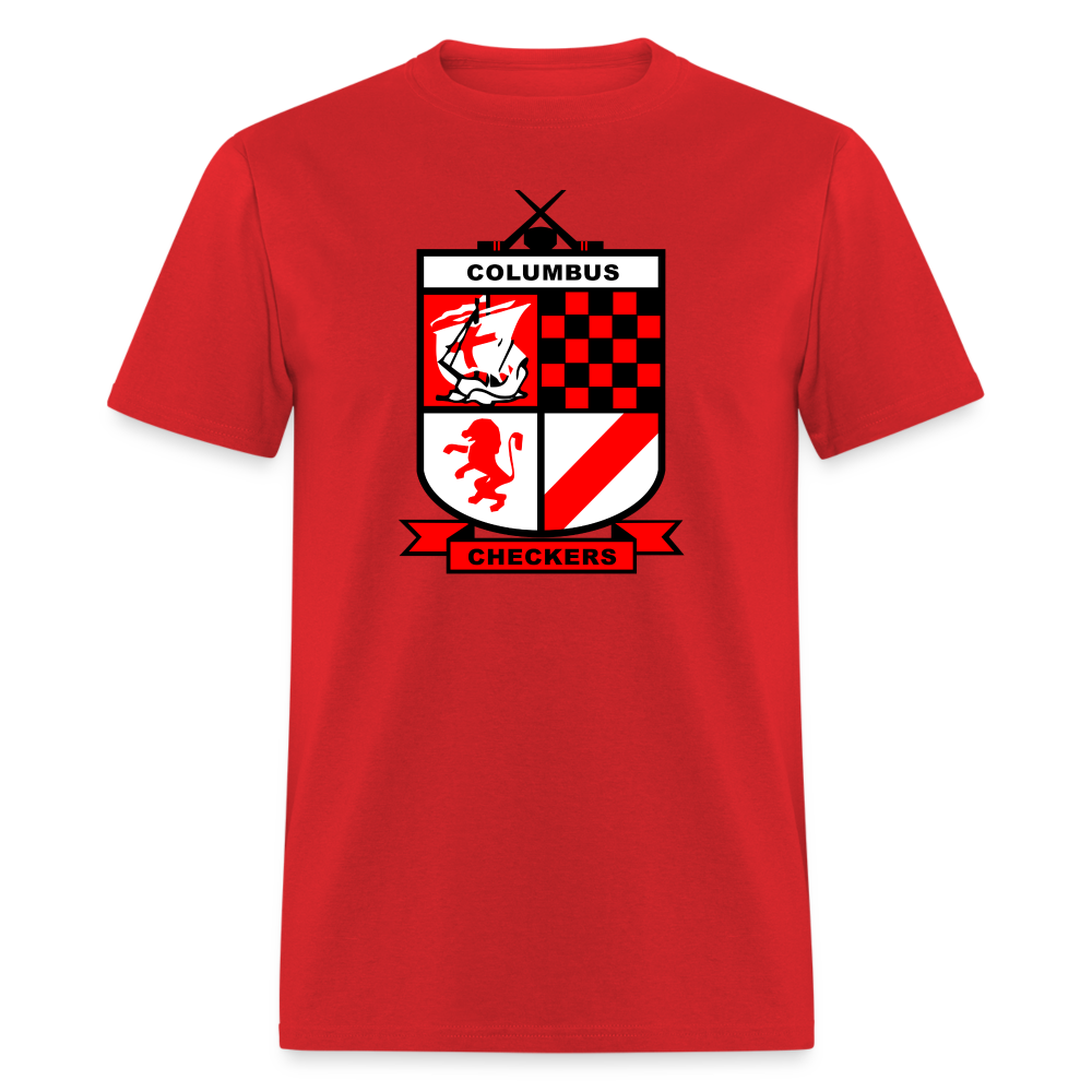 Columbus Checkers T-Shirt - red