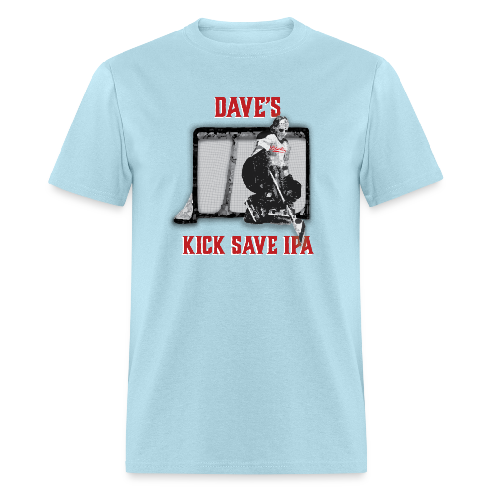 Dave's Kick Save IPA T-Shirt - powder blue