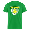 Des Moines Oak Leafs Shield T-Shirt - bright green