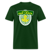 Des Moines Oak Leafs Shield T-Shirt - forest green