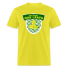 Des Moines Oak Leafs Shield T-Shirt - yellow