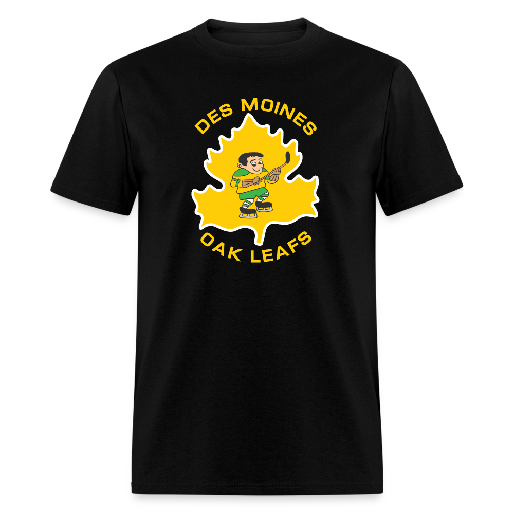 Des Moines Oak Leafs T-Shirt - black