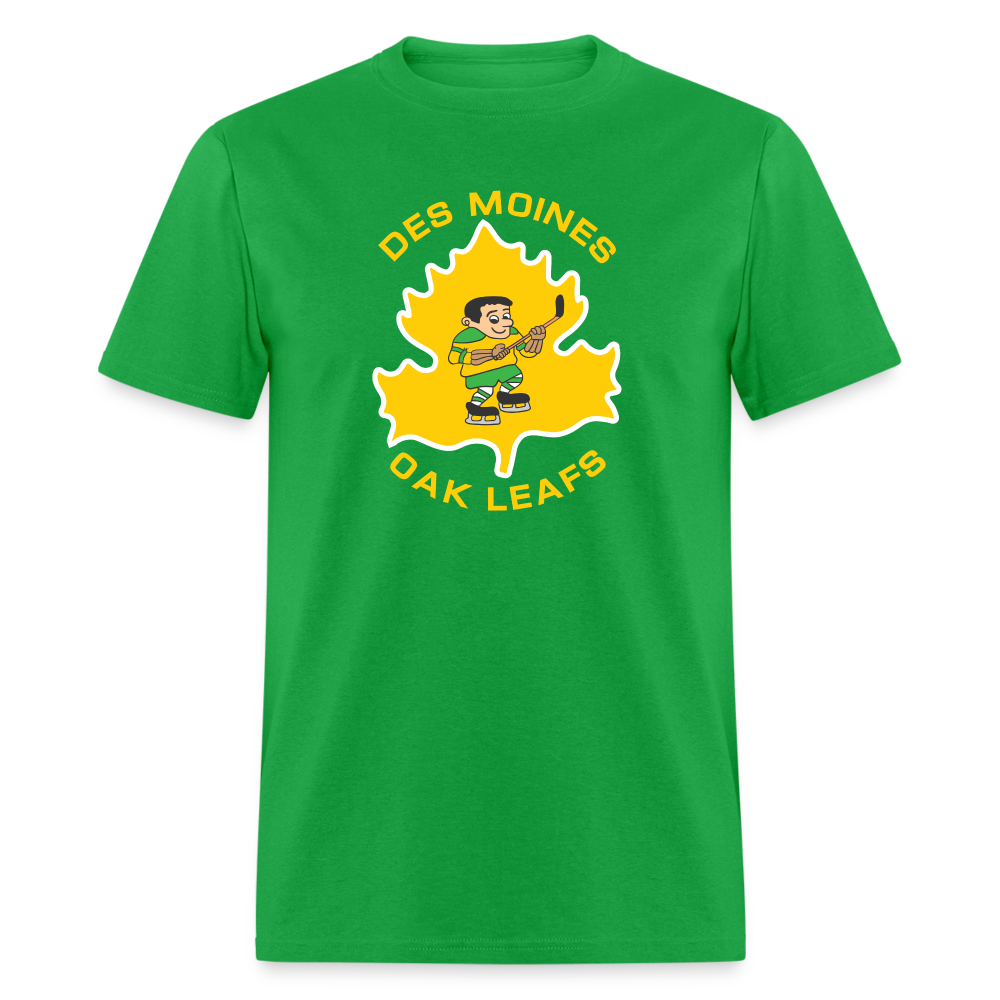 Des Moines Oak Leafs T-Shirt - bright green