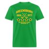 Greensboro Hockey Club Dated T-Shirt - bright green