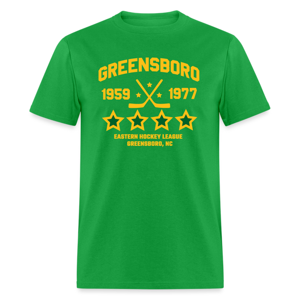 Greensboro Hockey Club Dated T-Shirt - bright green