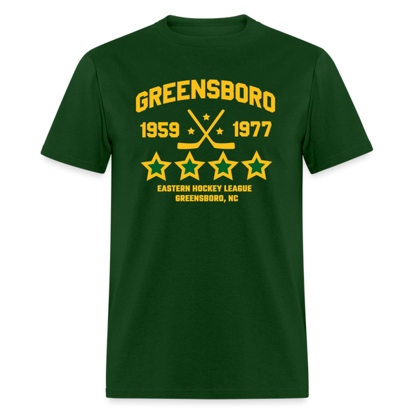 Greensboro Hockey Club Dated T-Shirt - forest green