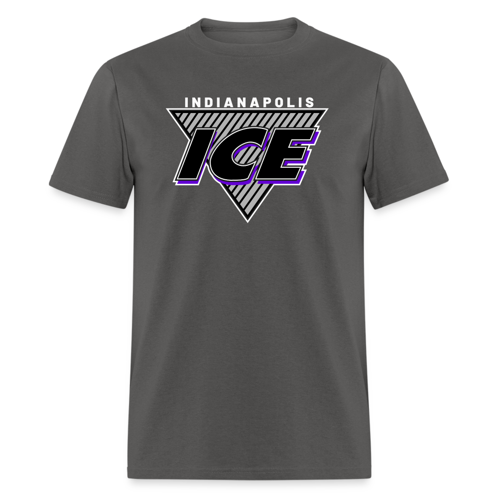 Indianapolis Ice Triangle T-Shirt - charcoal