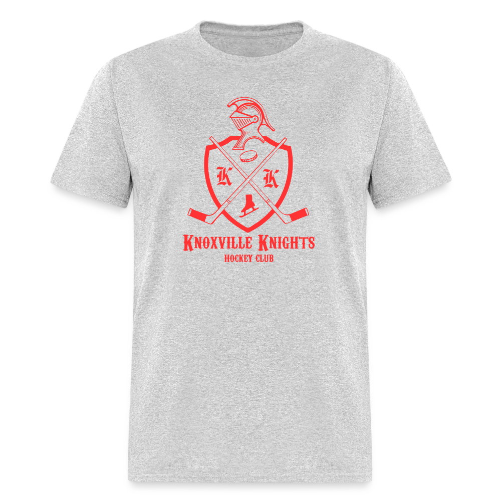 Knoxville Knights Coat of Arms T-Shirt - heather gray