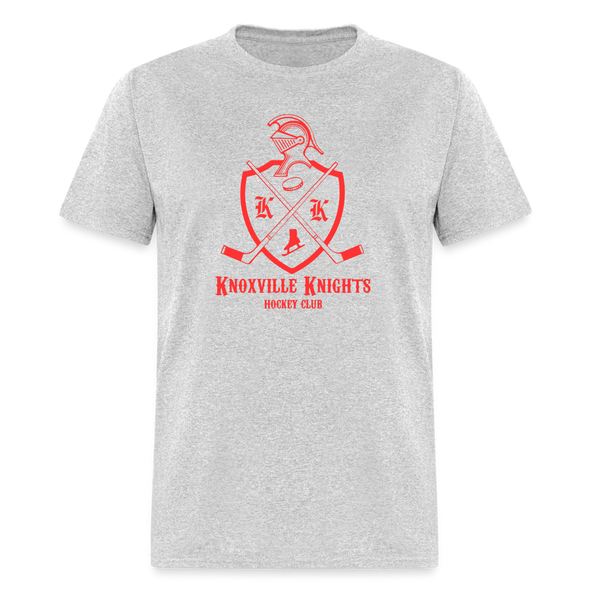 Knoxville Knights Coat of Arms T-Shirt - heather gray