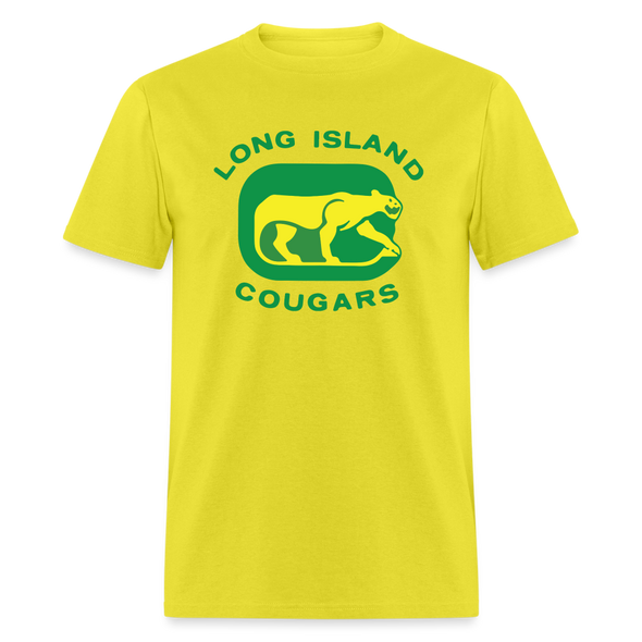Long Island Cougars T-Shirt - yellow
