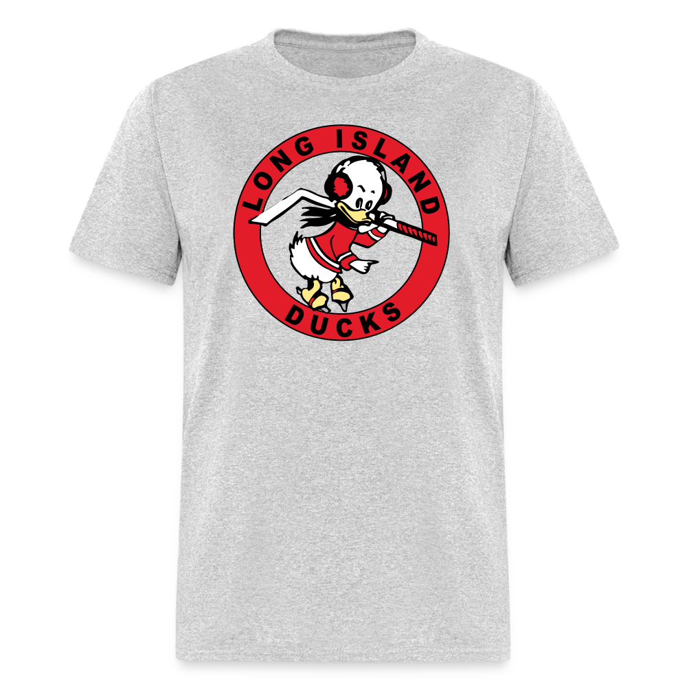 Long Island Ducks 1960s T-Shirt - heather gray