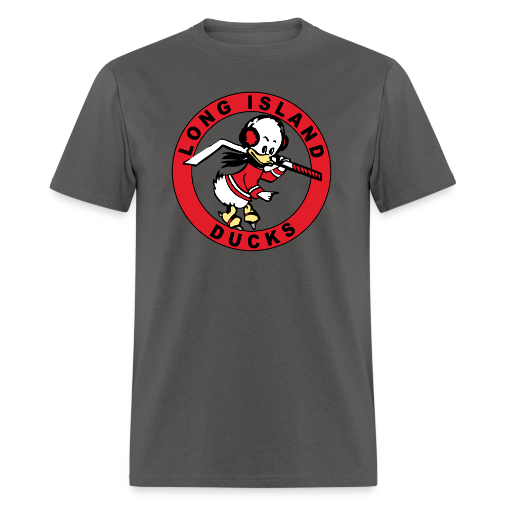 Long Island Ducks 1960s T-Shirt - charcoal