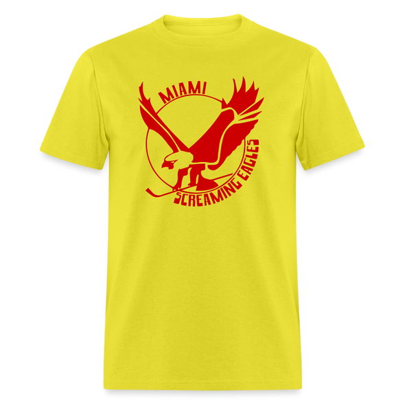 Miami Screaming Eagles T-Shirt - yellow