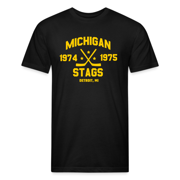Michigan Stags Dated T-Shirt (Premium) - black