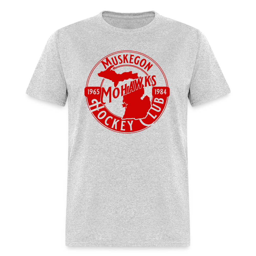 Muskegon Mohawks T-Shirt - heather gray