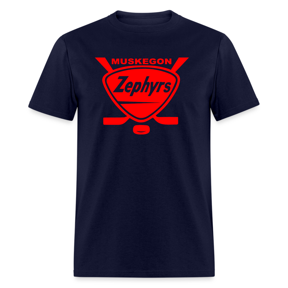 Muskegon Zephyrs T-Shirt - navy