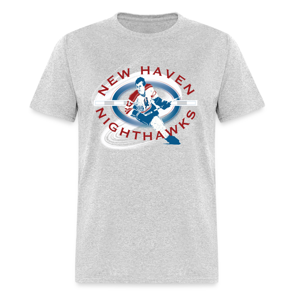 New Haven Nighthawks Dangerous Dan T-Shirt - heather gray