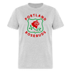 Portland Rosebuds Logo T-Shirt - heather gray
