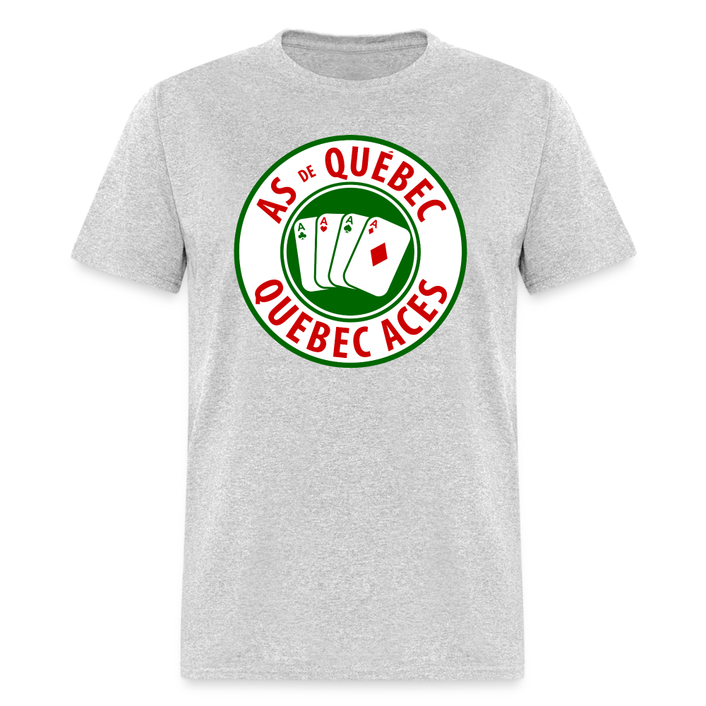 Quebec Aces T-Shirt - heather gray