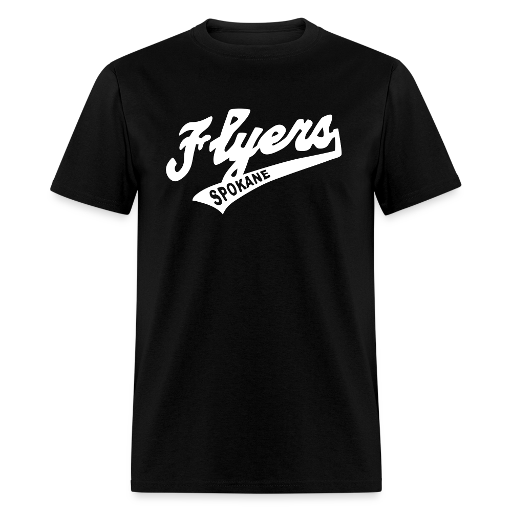 Spokane Flyers Script T-Shirt - black