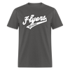Spokane Flyers Script T-Shirt - charcoal