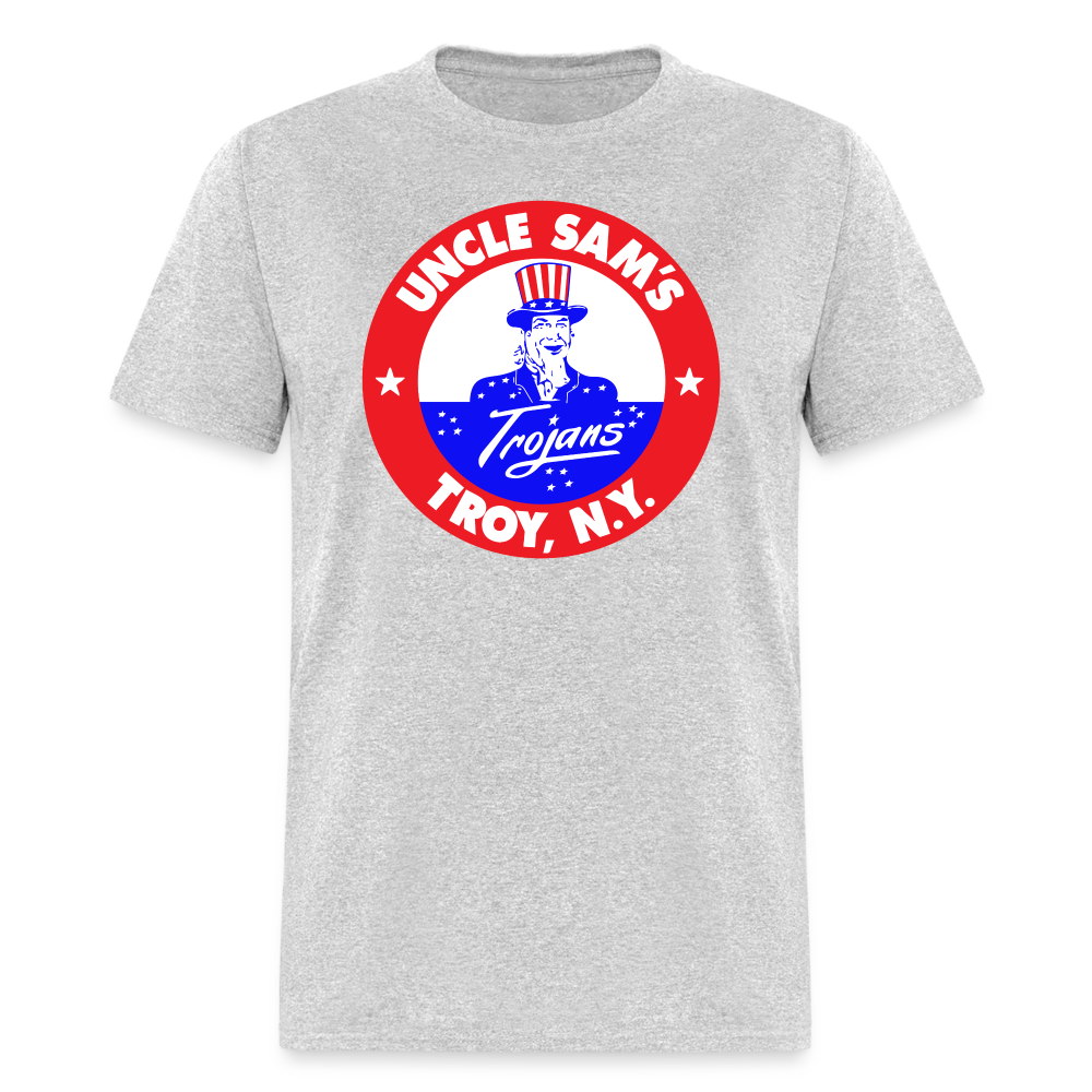 Troy Uncle Sam's Trojans T-Shirt - heather gray
