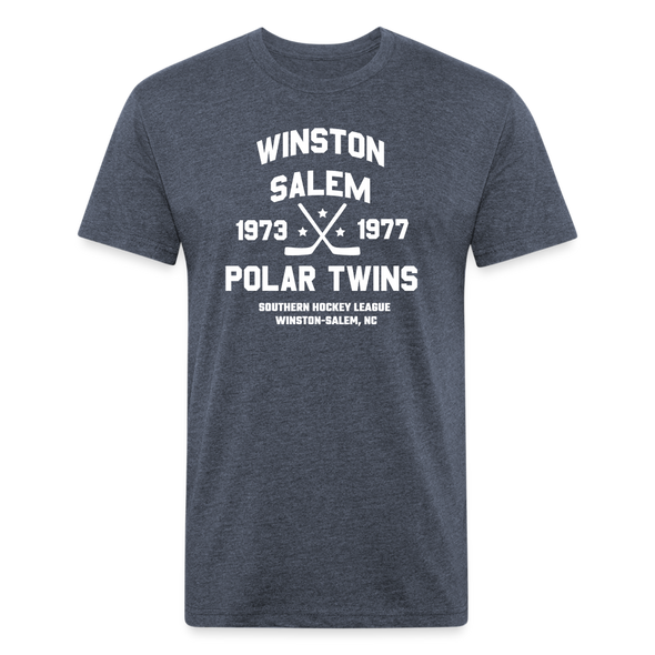 Winston-Salem Polar Twins Dated T-Shirt (SHL) (Premium Tall 60/40) - heather navy