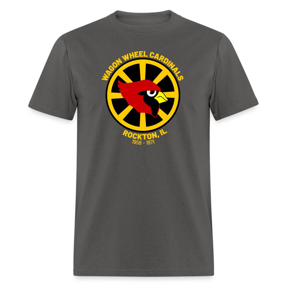 Wagon Wheel Cardinals T-Shirt - charcoal