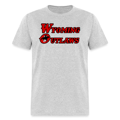 Wyoming Outlaws T-Shirt - heather gray