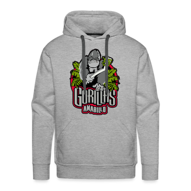 Amarillo Gorillas Hoodie (Premium) - heather grey