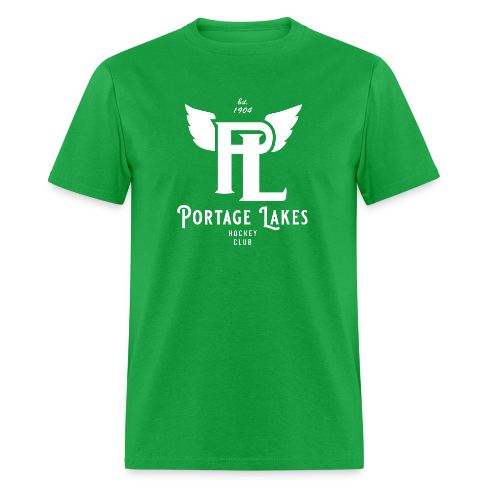 Portage Lakes Hockey Club T-Shirt - bright green