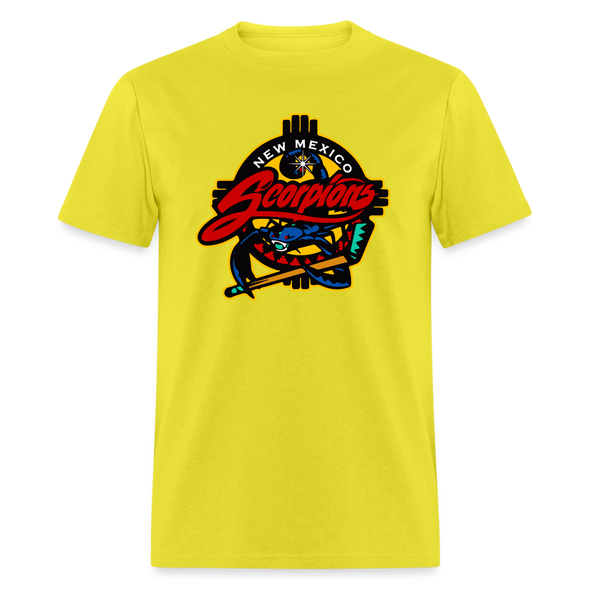 New Mexico Scorpions 1990s T-Shirt - yellow