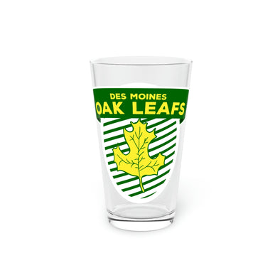 Des Moines Oak Leafs Shield Pint Glass