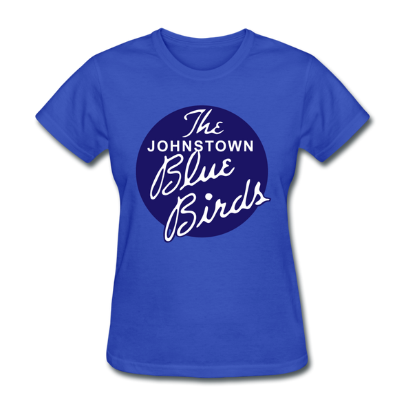 Johnstown Blue Birds Logo Women's T-Shirt (EHL) - royal blue