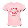 Clinton Comets Dated Women's T-Shirt (EHL) - pink