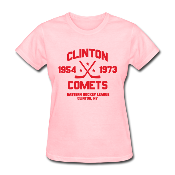 Clinton Comets Dated Women's T-Shirt (EHL) - pink