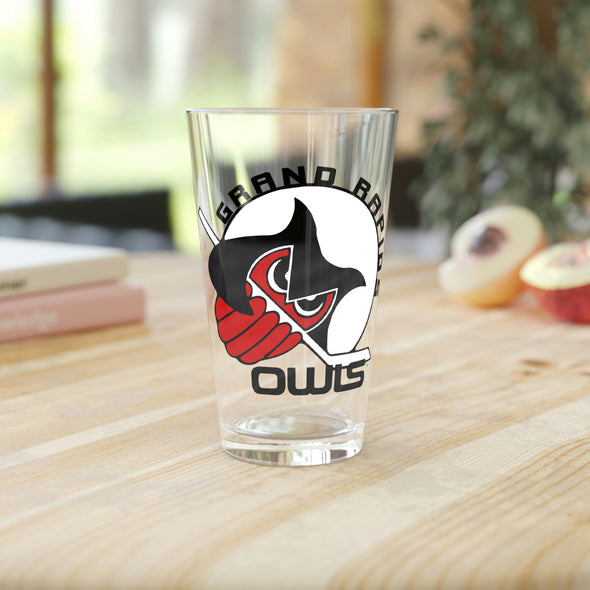 Grand Rapids Owls Pint Glass