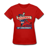 Cincinnati Mohawks Logo Women's T-Shirt (IHL) - red