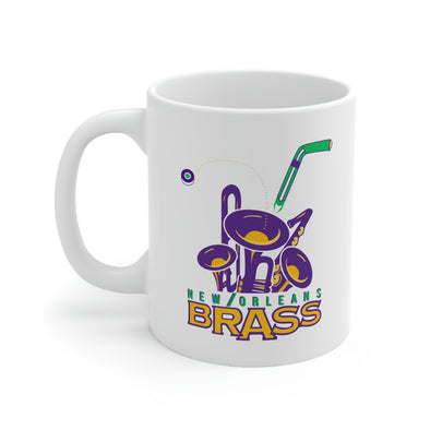 New Orleans Brass Mug 11oz