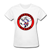 Albuquerque Six Guns Text Logo Women's T-Shirt (CHL) - white