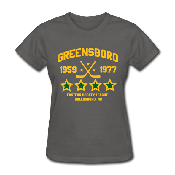 Greensboro Hockey Club Dated Women's T-Shirt (EHL & SHL) - charcoal
