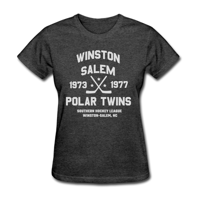 Winston-Salem Polar Twins Dated Women's T-Shirt (SHL) - heather black