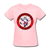 Albuquerque Six Guns Text Logo Women's T-Shirt (CHL) - pink