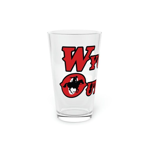 Wyoming Outlaws Pint Glass