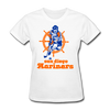 San Diego Mariners Logo Women's T-Shirt (WHA) - white