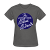 Johnstown Blue Birds Logo Women's T-Shirt (EHL) - charcoal